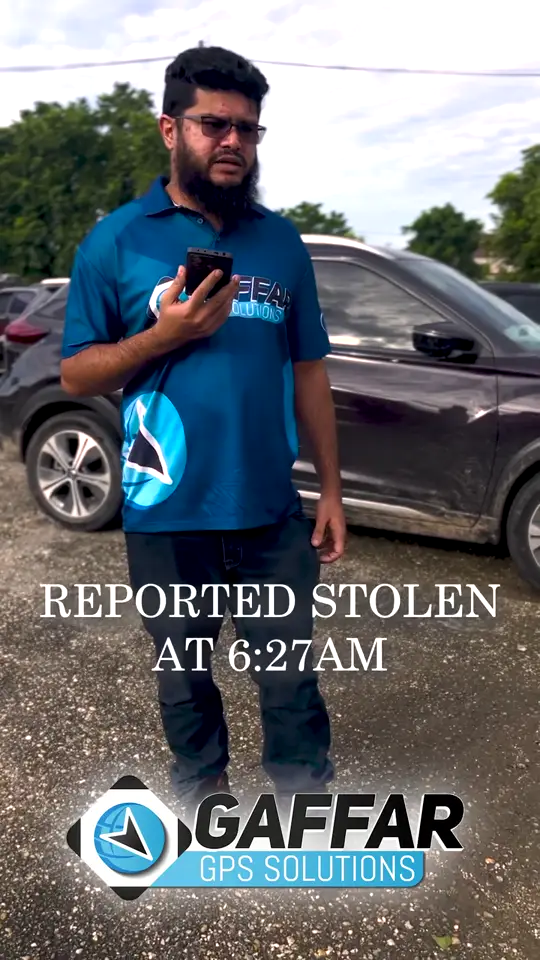 Baari Gaffar on site: reported stolen at 6:27 AM